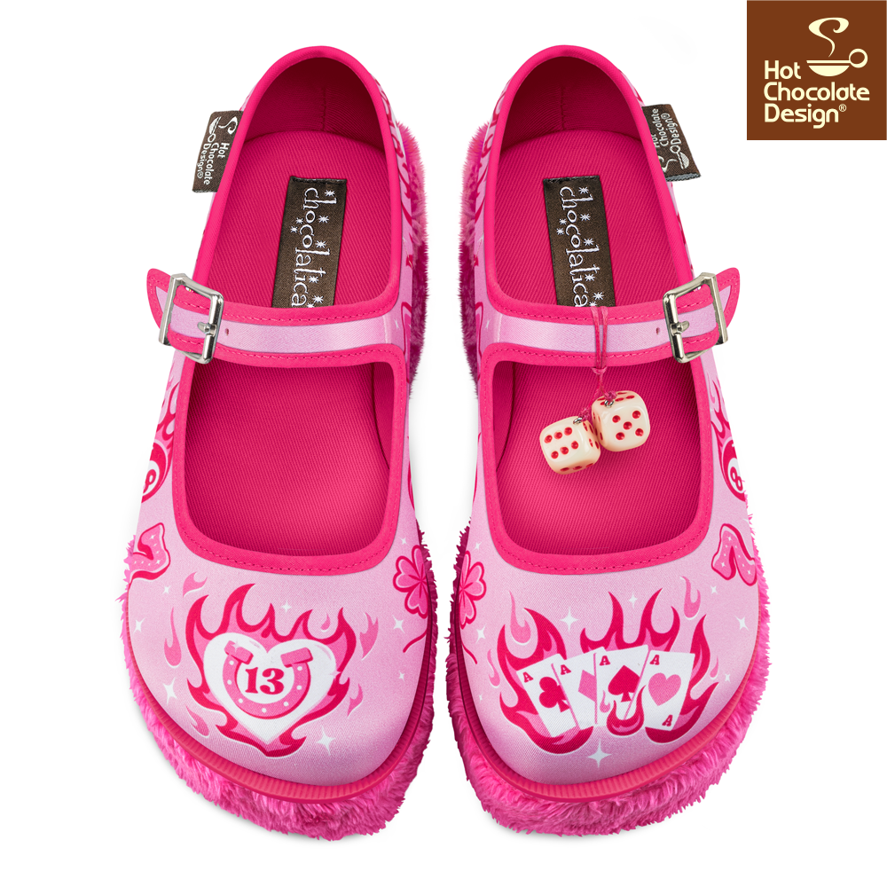 Chocolaticas® Lady LUCK Women's Mary Jane Platform