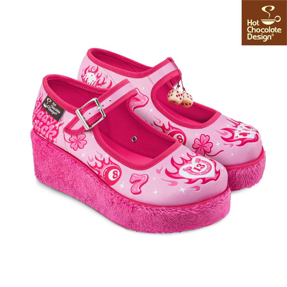 Chocolaticas® Lady LUCK Women's Mary Jane Platform