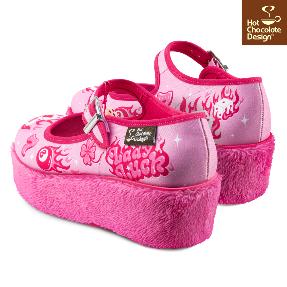 Chocolaticas® Lady LUCK Women's Mary Jane Platform
