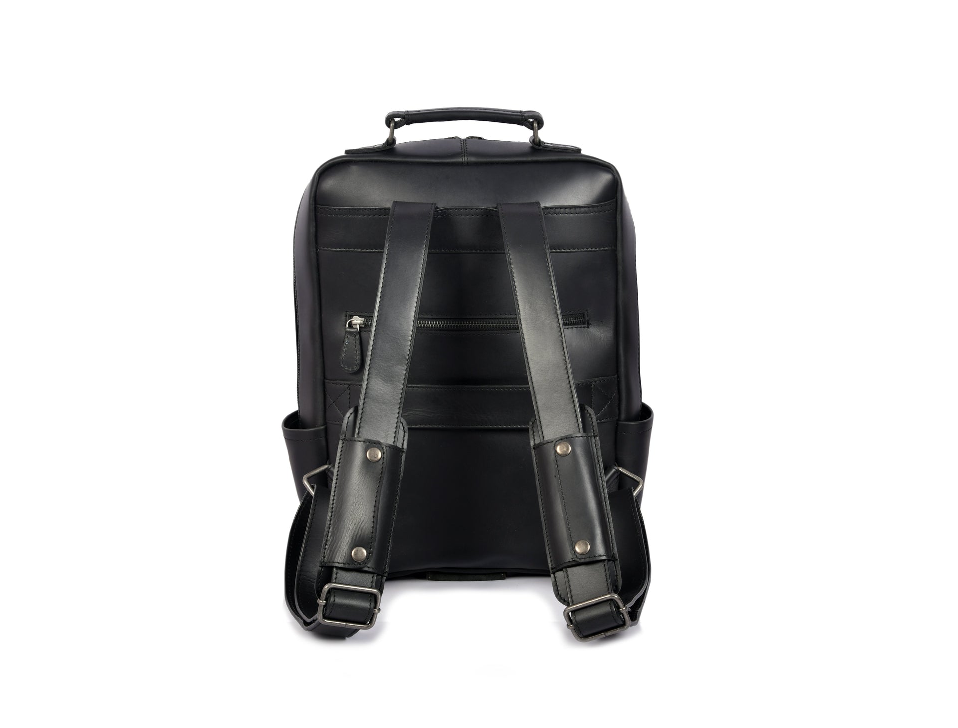Tolredo Hudson Leather Backpack (Midnight Noir)