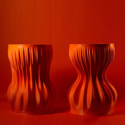 LAMELLA SIDE TABLES • ORANGE