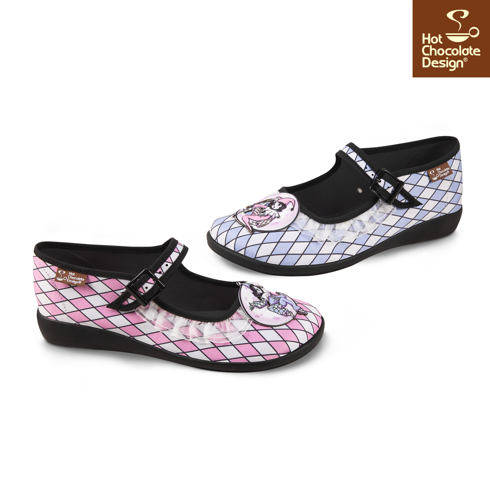 Hot Chocolate Design Masquerade Women's Mary Jane Flat