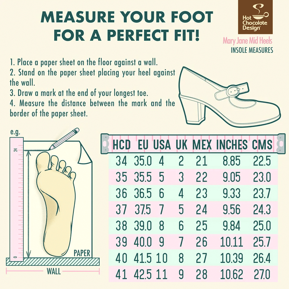 Chocolaticas® Mid Heels Spirit Board Women's Mary Jane Pump Shoes