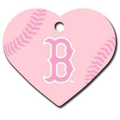 Boston Red Sox MLB Pet ID Tag - Large Heart