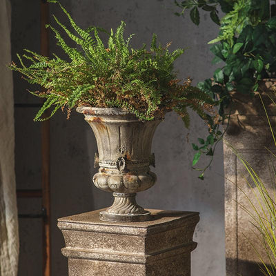 Vintage Style Fluted Pedestal Urn