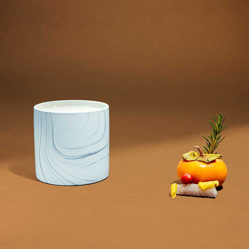 Dewy Schnozberry White Marble Candle 17oz