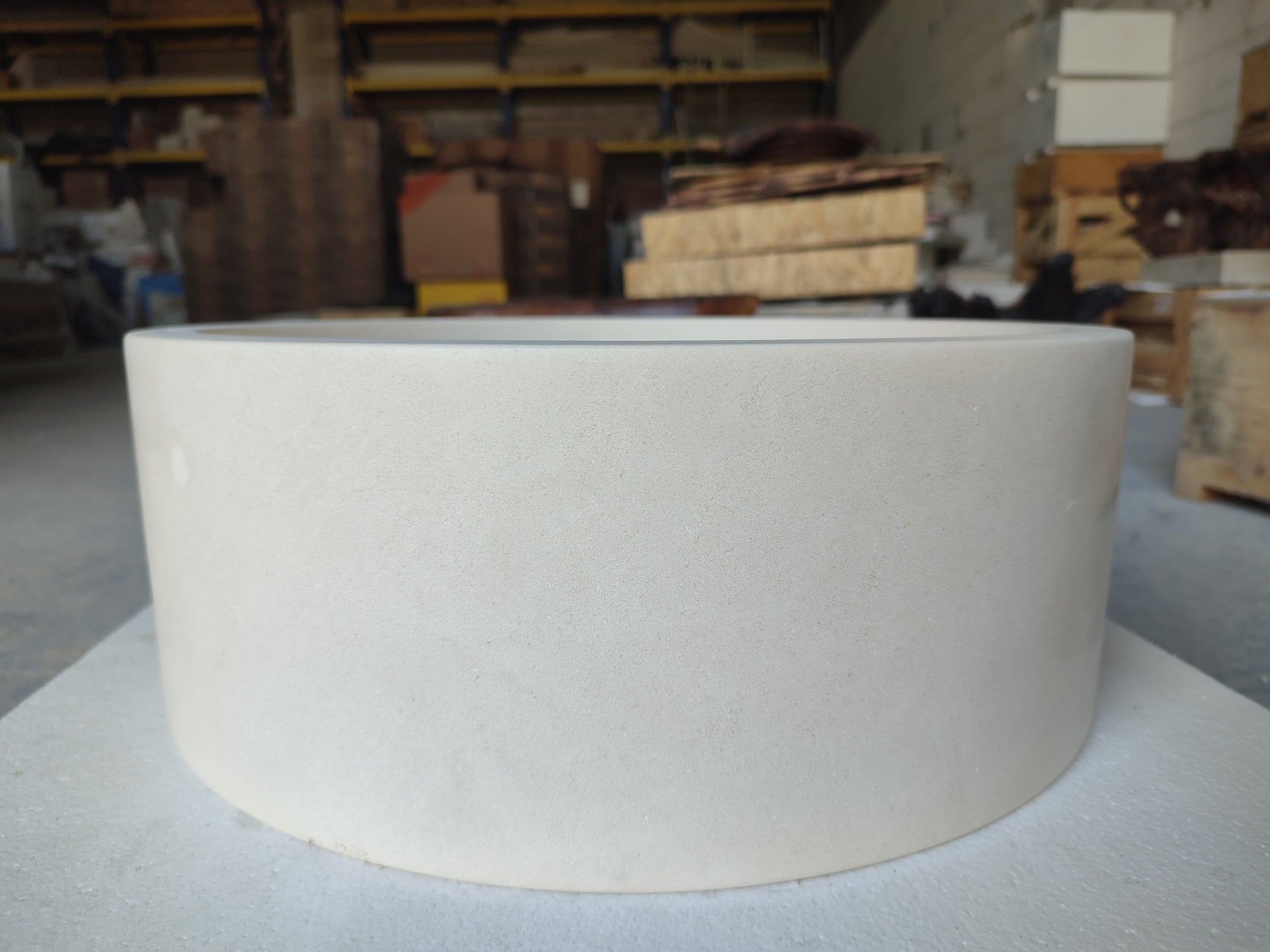 Natural Stone Limestone Tapered Sink Honed-Matte (D)16