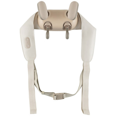 Neck Shoulder Massager with 2 Heat Levels for Pain Relief-Beige