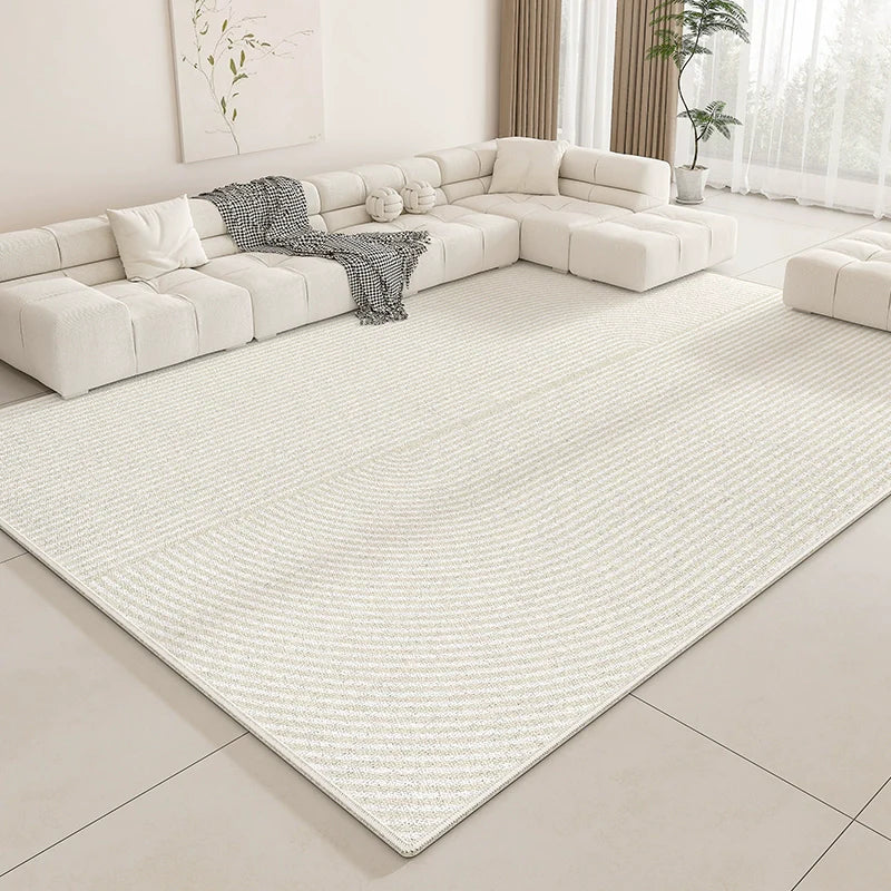 Cream Style Washable Erasable Waterproof Bedroom Classy Carpet