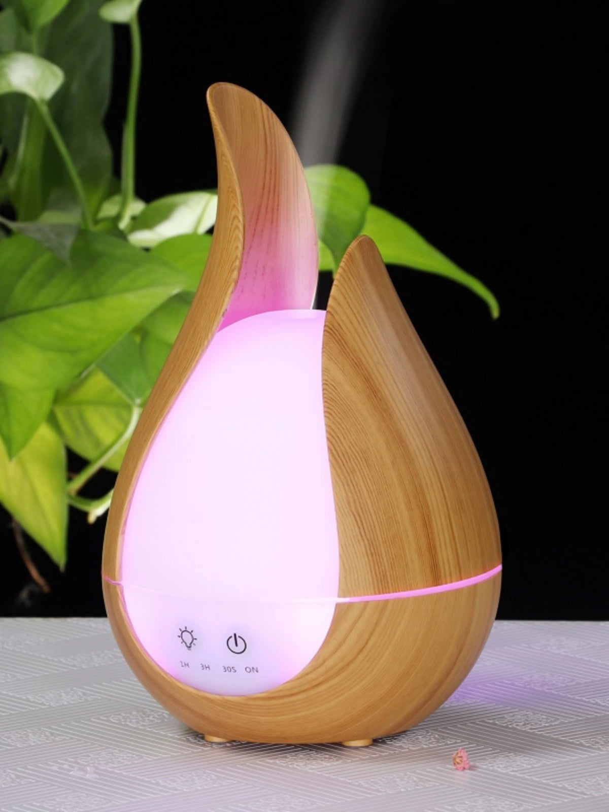 Wood Grain Aroma Diffuser Timing Essential Oil Automatic Diffuser Incense Burner Lamp Bedroom Ultrasonic Humidifier Spray Household Plug-in