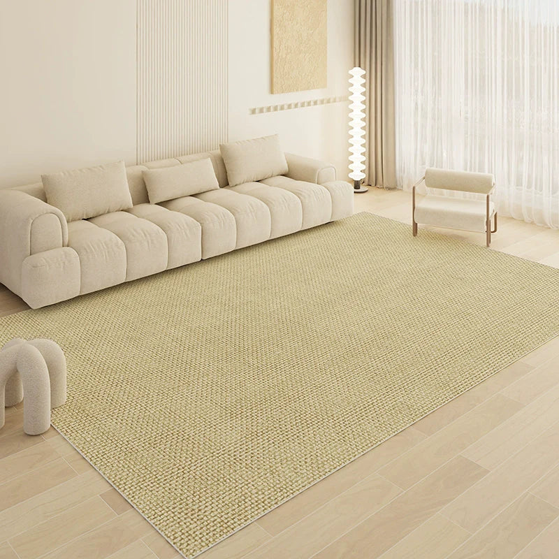 Cream Style Washable Erasable Waterproof Bedroom Classy Carpet