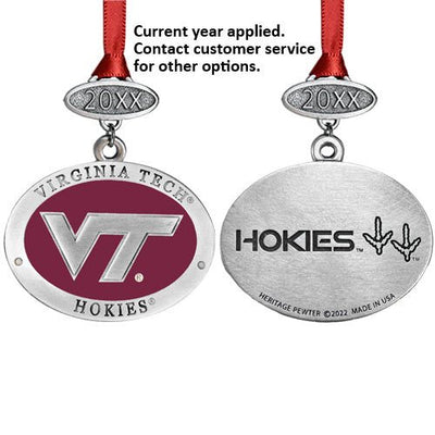 Virginia Tech University VT Logo Ornament