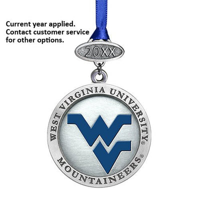 West Virginia University Ornament