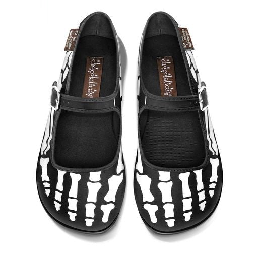 Hot Chocolate Design Bella Hasta la Muerte Women's Mary Jane Flats