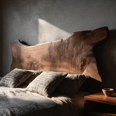 Orin Live-Edge Solid Wood Headboard