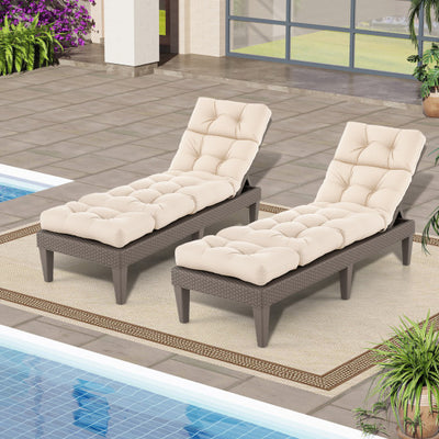 Outdoor Lounge Chaise Cushion 73