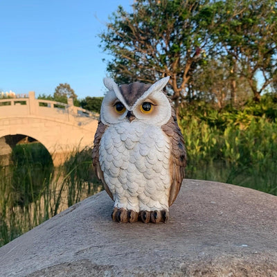 Owl Statue - Lifelike Ceramic Garden Decor