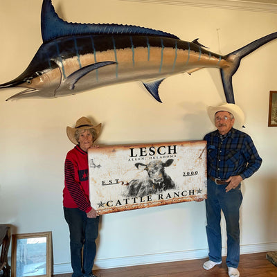 Cattle Ranch Sign