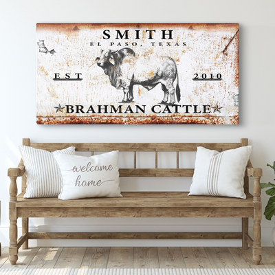 Brahman Cattle Sign