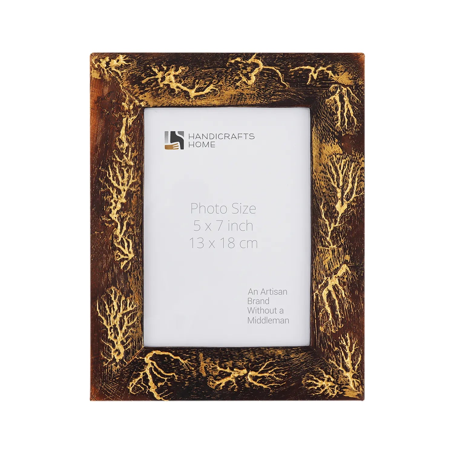 Picture Frames Roots & Stem Pattern Wooden Collection in 5x7