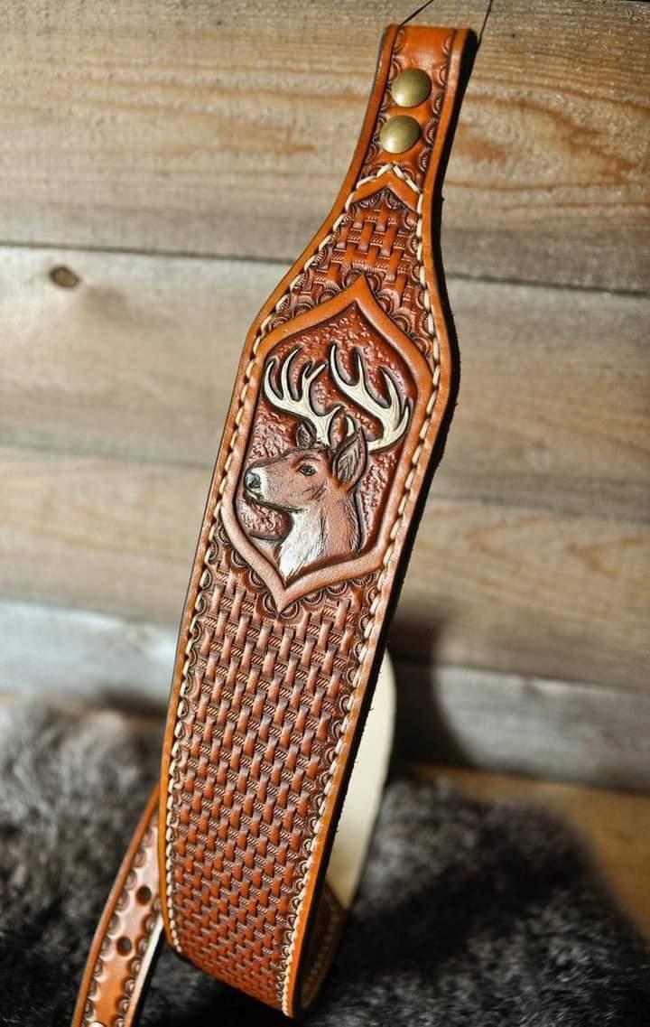Custom Handmade Hunting Sling - Personalized Strap