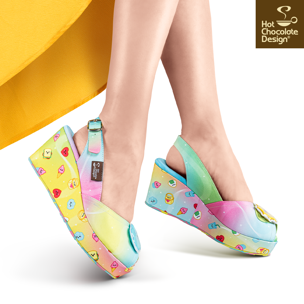 Chocolaticas® PICNIC Women's Wedge Sandal