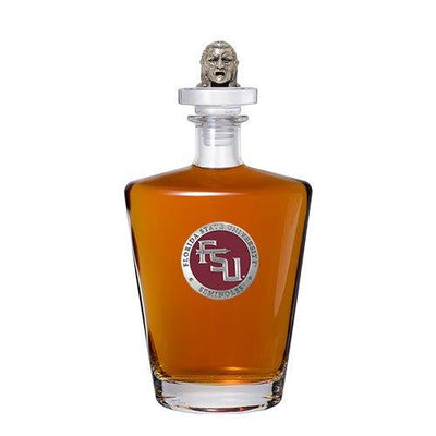 Florida State University FSU Logo Royal Decanter with 3D Top
