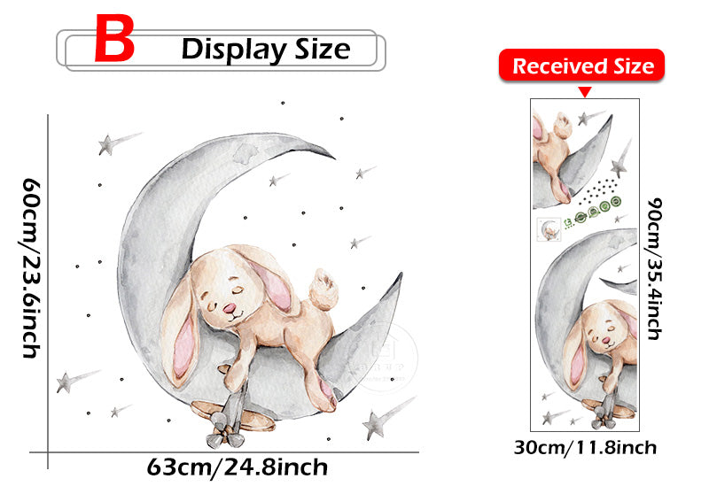 Baby Nursery Bunny Decals