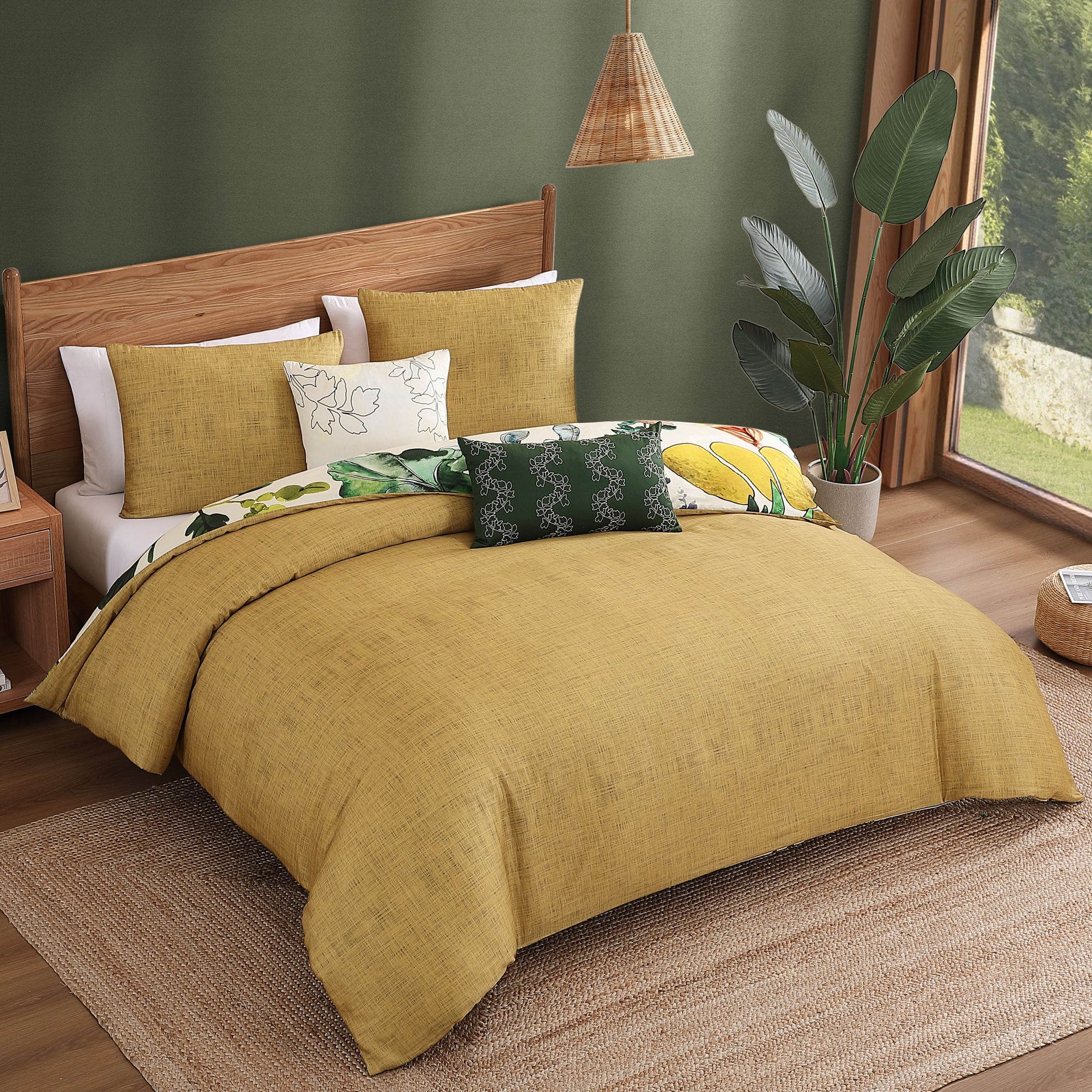 Radiance 5 Piece Reversible Comforter Set