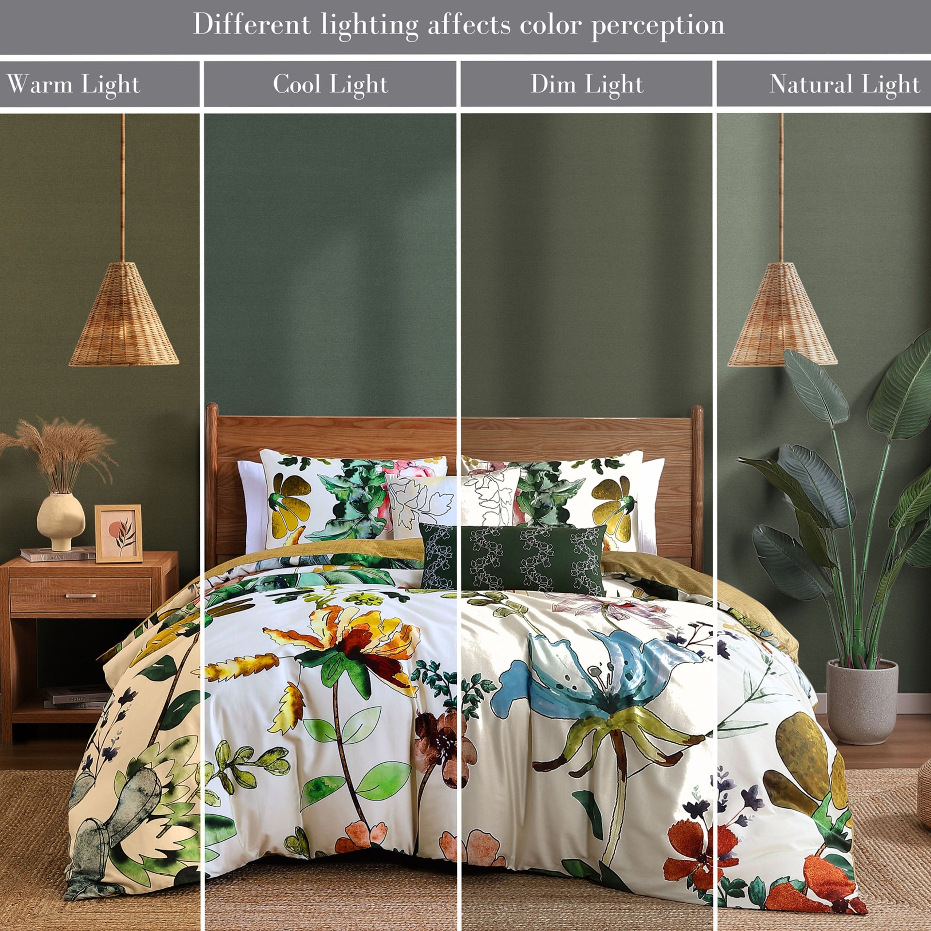 Radiance 5 Piece Reversible Comforter Set