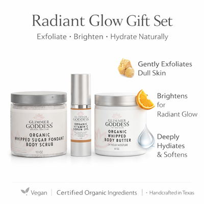 Radiance Glow Organic Skincare Gift Set – Exfoliate, Brighten & Hydrate Naturally