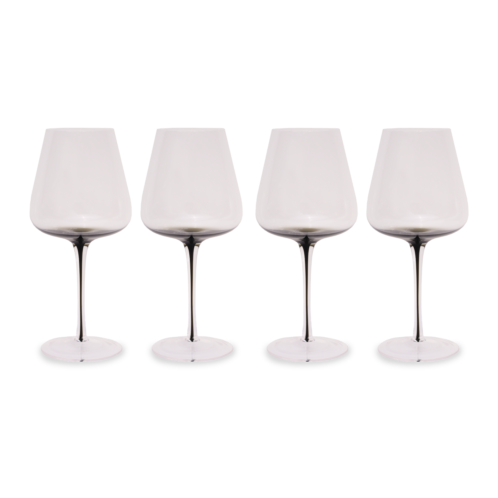Smoke Stem Red Wine Glasses