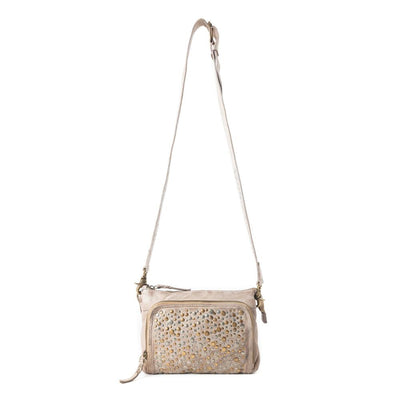 Mossveil Leather Bag in Beige