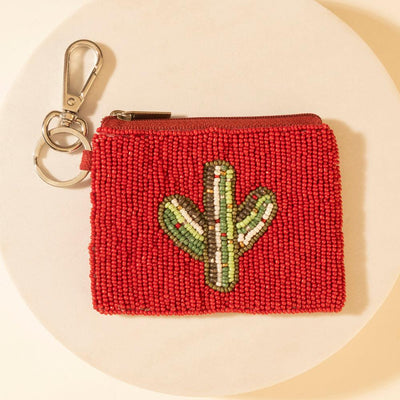 Myra Sonoran Cacti Bag Charm in Red Desert