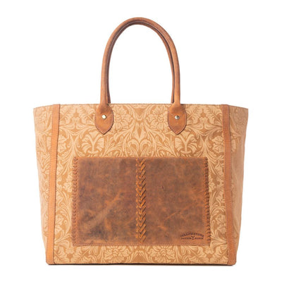 Yellowstone Chief Weekender Bag with Pockets in Amber