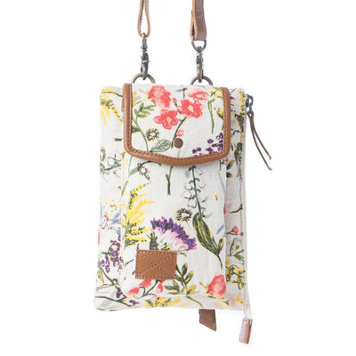 Myra Floraléa Crossbody Bag with Phone Compartment in Orchid Glow