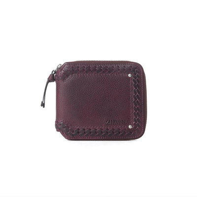 Myra Zidana Dante Men's Veg Tanned Leather Wallet in Plumwood