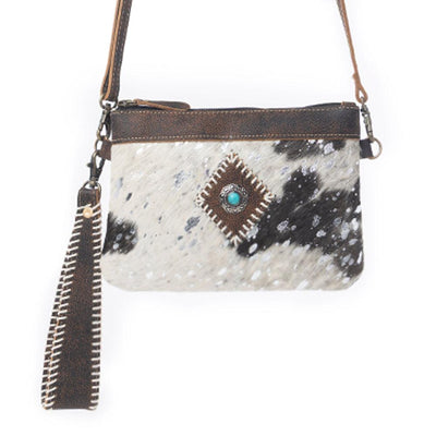 Eye of the Goddess Crossbody Bag in Black