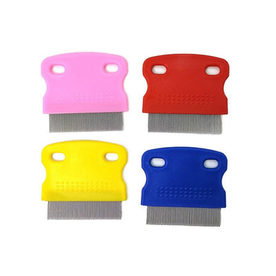 Dog Comb Remove Flea Hair Brush Hair Comb Puppy Cat Comb Dog Brush Multifunction Pet Grooming Dog Brush Comb Pet Cat Puppy Dog Lice Comb Remover Stainless Steel Fine Teeth Pet Lice Flea Comb