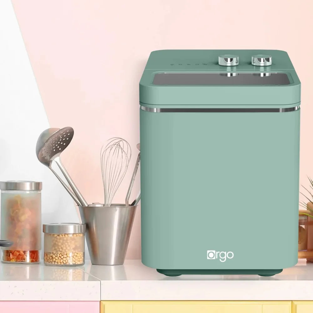 Countertop Ice Maker, Bullet Shaped Ice Type, Sage, ice cube maker machine , home appliance , kitchen bar
