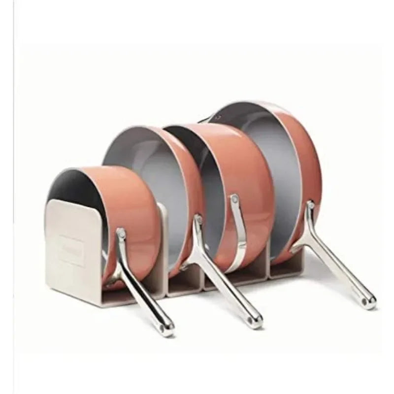 Nonstick Ceramic Cookware Set (12 Piece) Pots, Pans, Lids and Kitchen Storage - Non Toxic - Oven Safe & Compatible