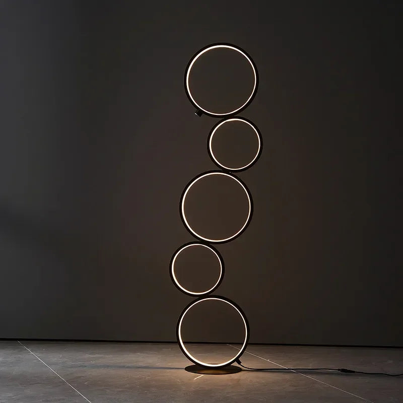 Steadlong Modern LED Ring Touch Switch Floor Lights