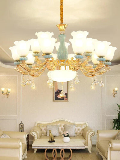 Modern European Chain Chandelier
