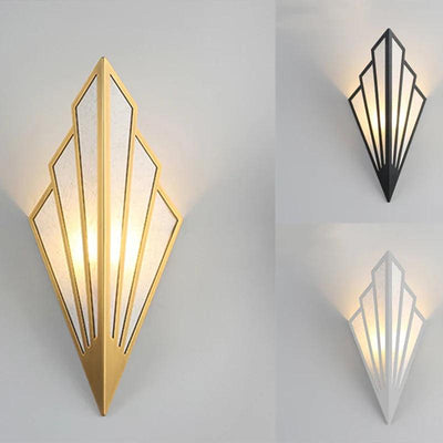 Nordic LED Iron Wall Lamp Modern Bedside Wall Light Living Room Bedroom Decor