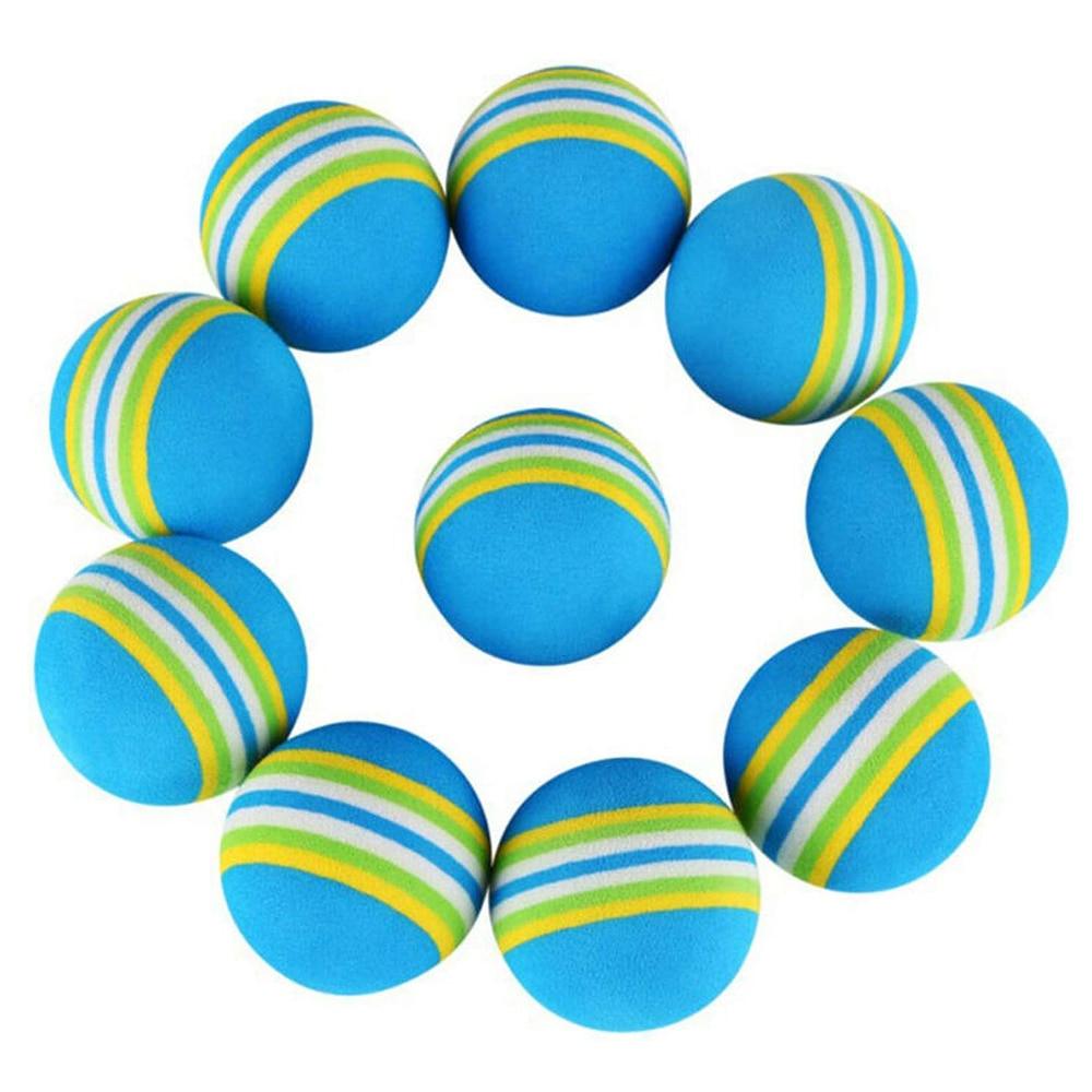 10pcs Cat Toy Balls Interactive for Indoor Cat Red Rainbow Soft Foam Puppies Toy Balls Activity Chase Quiet Play Sponge Ball Toy Balls for Dog Puppies Kittens