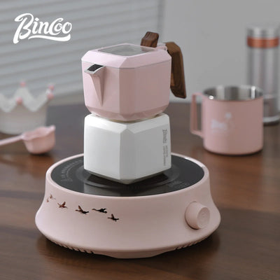 Double Valve Moka Pot Square Coffee Pot Espresso Pot Coffee Extraction Maker