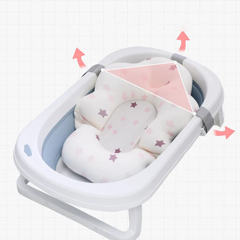 Baby Shower Non-Slip Bath Cushion Mat 21.25x16.14 Inch