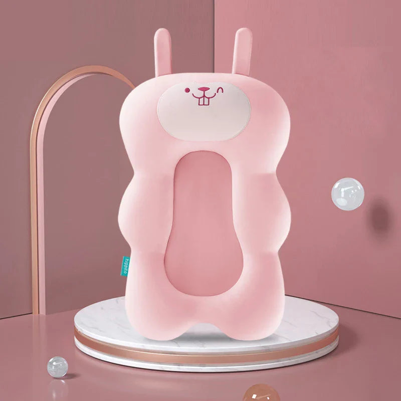 Baby Shower Bath Tub Pad, Non-Slip Newborn Bathtub Cushion Mat