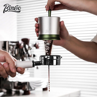 Espresso Dosing Shaker 58mm - Coffee Grounds Receiver Cup, Barista Accessory