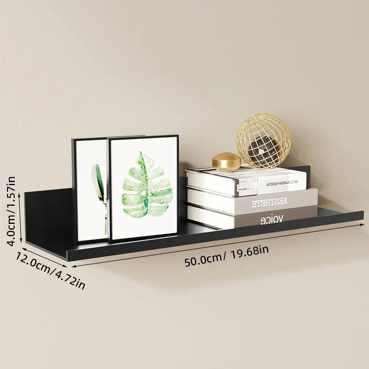 Brushed Black White Bathroom Storage Rack 30-50cm Modern Bathroom Shelves Kitchen Wall Shelf Home Accessories